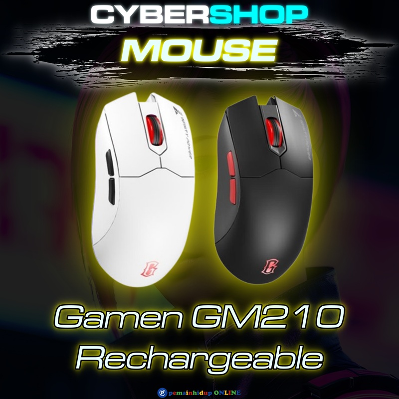 Mouse Gaming Wireless Gamen GM210W Rechargeable