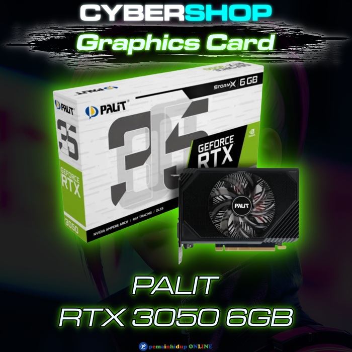 Palit GeForce RTX 3050 StormX 6GB GDDR6