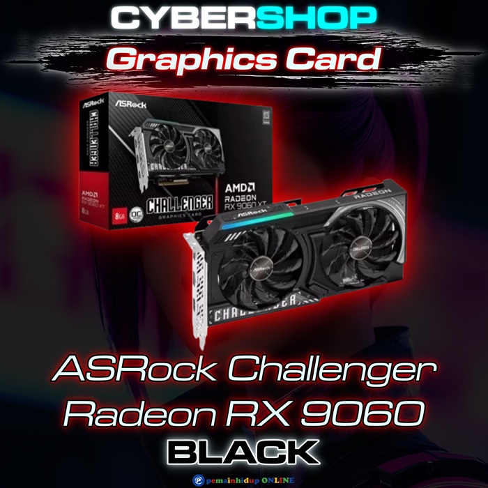 ASRock Radeon RX 9060 8GB Challenger OC
