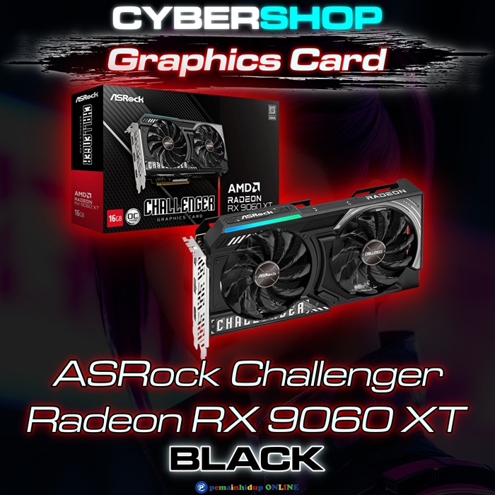 ASRock AMD Radeon RX 9060 XT Challenger 16GB